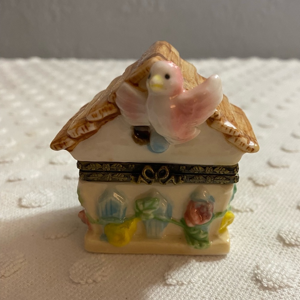 Bird House Trinket Box